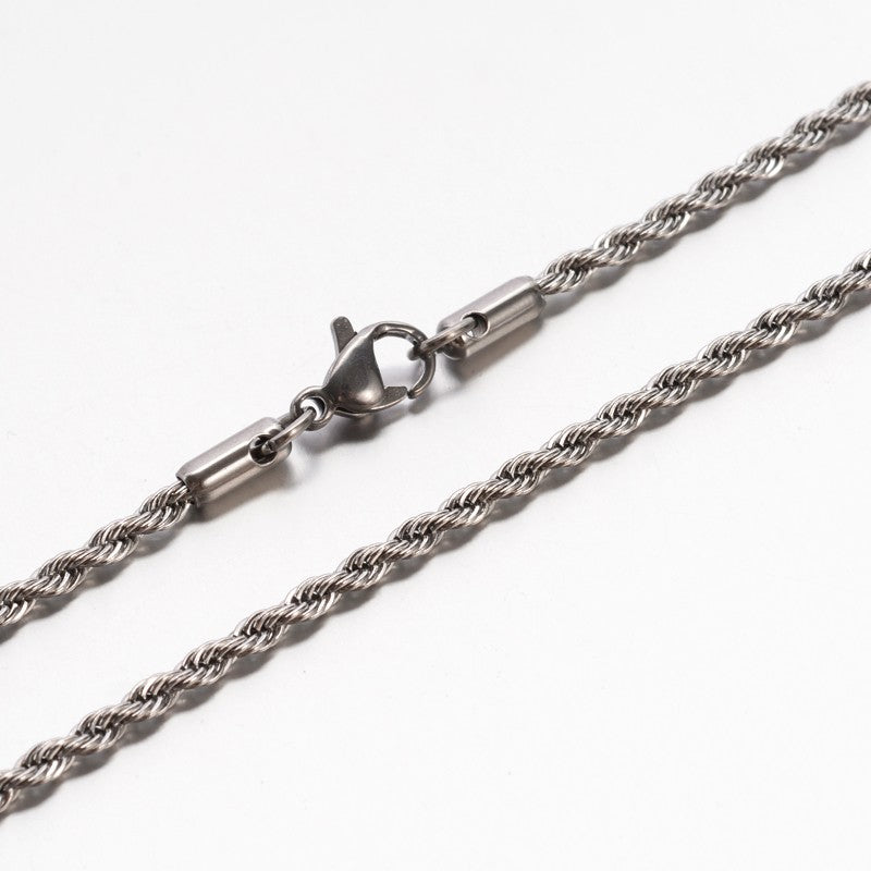 Stainless steel rope chain 45cm 2.3mm